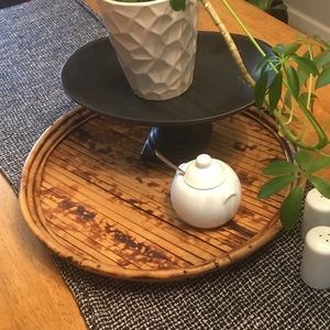 Bamboo serving tray